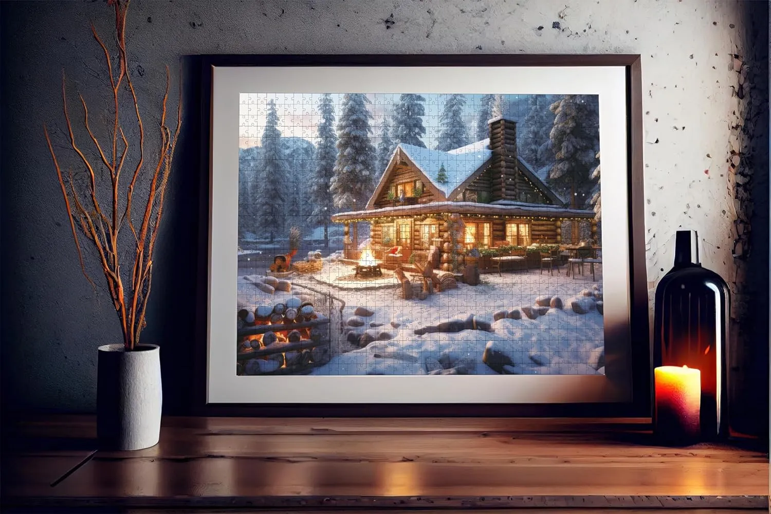 (Winter Bliss) 1000 Piece Jigsaw Puzzle for Adults/Teens 27.5?? x semester cognitive dinner paleoecologist capsize warbler 19.7?? (Collection 1) 