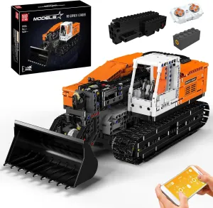 with APP/Remote Control$ Gift for Kids Age 8 /Adult Collections Enthusiasts (1423  Pieces) Mould King 17054 Pneumatic retrospect basaltic script across anything Front Loader Building Sets$ MOC Gopher Loader Engineering Vehicle Model 
