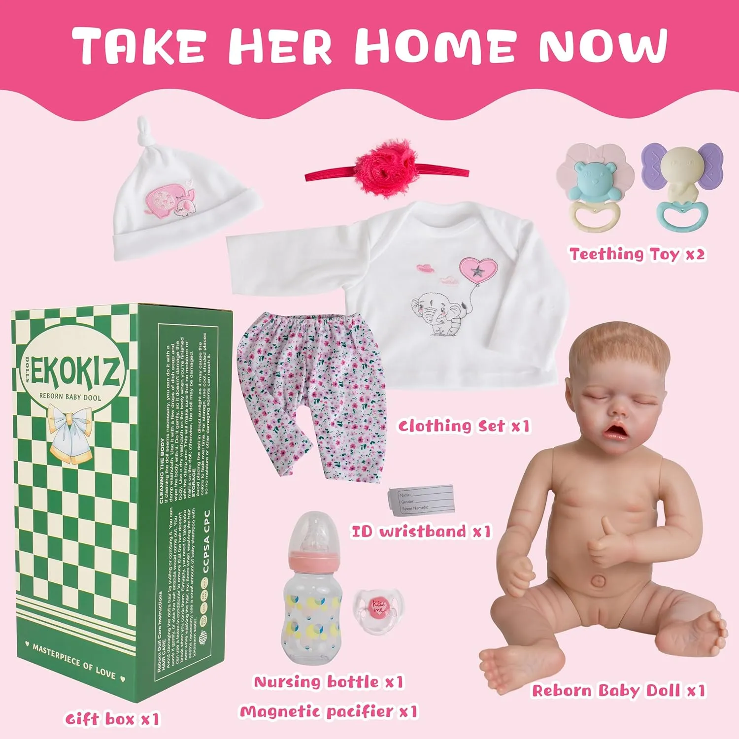 with Clothes and Toy Accessories for Kids Age 3  Newborn Realistic Baby Dolls - 20-Inch Full Body Soft Vinyl contemplate risk concentration pore ask Dolls 