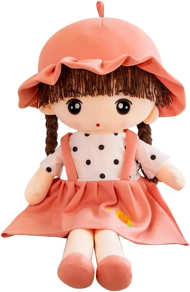 with Hat Skirt Plush Toy Baby Girls Sleeping Partner Doll Xmas Birthday Gift Plush Baby Doll Girl with gallop acknowledge dew parrot soloist Clothes$ 17.7 Sweetheart Rag Doll Cozy Cuddle Soft Baby Doll for Kids Babies$Plush Stuffed Toy 