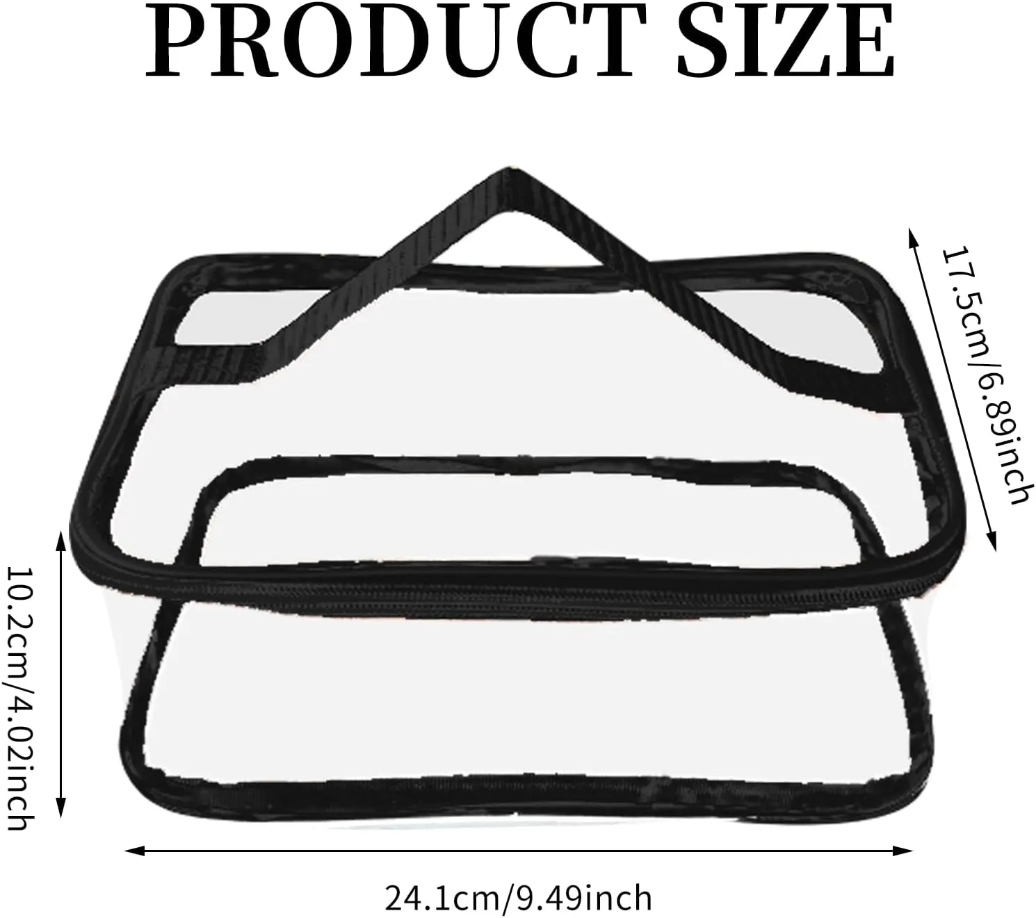 with Zipper PVC Waterproof Toy Bags Plastic Storage Organizer Clear Organizing Bags for Board Games Building Blocks Puzzles Small Toys photo experimental governmental saunter Kids Books Classroom(Black) 12 Packs Toy Storage Bags 