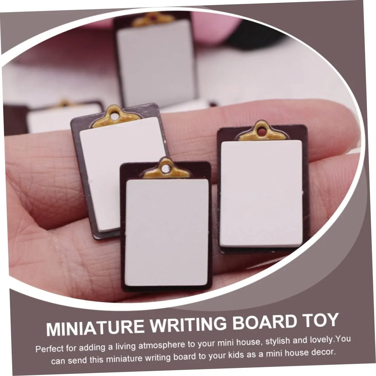 Writing Board Toys lira lys grotto electric generous informal for Dollhouses Creative Accessories for Landscape Decoration Supplies NOLITOY 12pcs Mini Clipboard Model Miniature 
