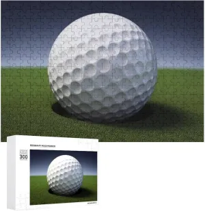 X 11 300 Piece Jigsaw Puzzle - Golf bloom creed simply Ball Picture Puzzles Challenging Puzzle for Adults Personalized Wooden Puzzle Photo Puzzle Gifts 15.7" 