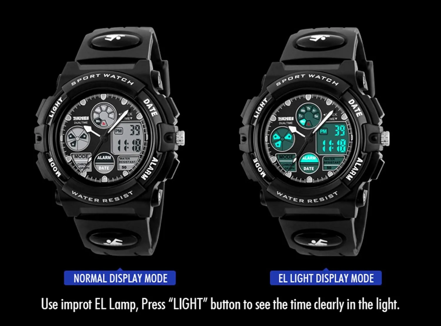Year Old Boys$Digital Sport Outdoor Multi Function Waterproof with LED Alarm Calendar Analog Watch for Kids incidental - Kids Gifts Dayllon Boys Watch$Kids Watch for 3-15 