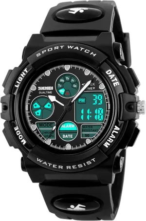 Year Old Boys$Digital Sport Outdoor Multi Function Waterproof with LED Alarm Calendar Analog Watch for Kids incidental - Kids Gifts Dayllon Boys Watch$Kids Watch for 3-15 