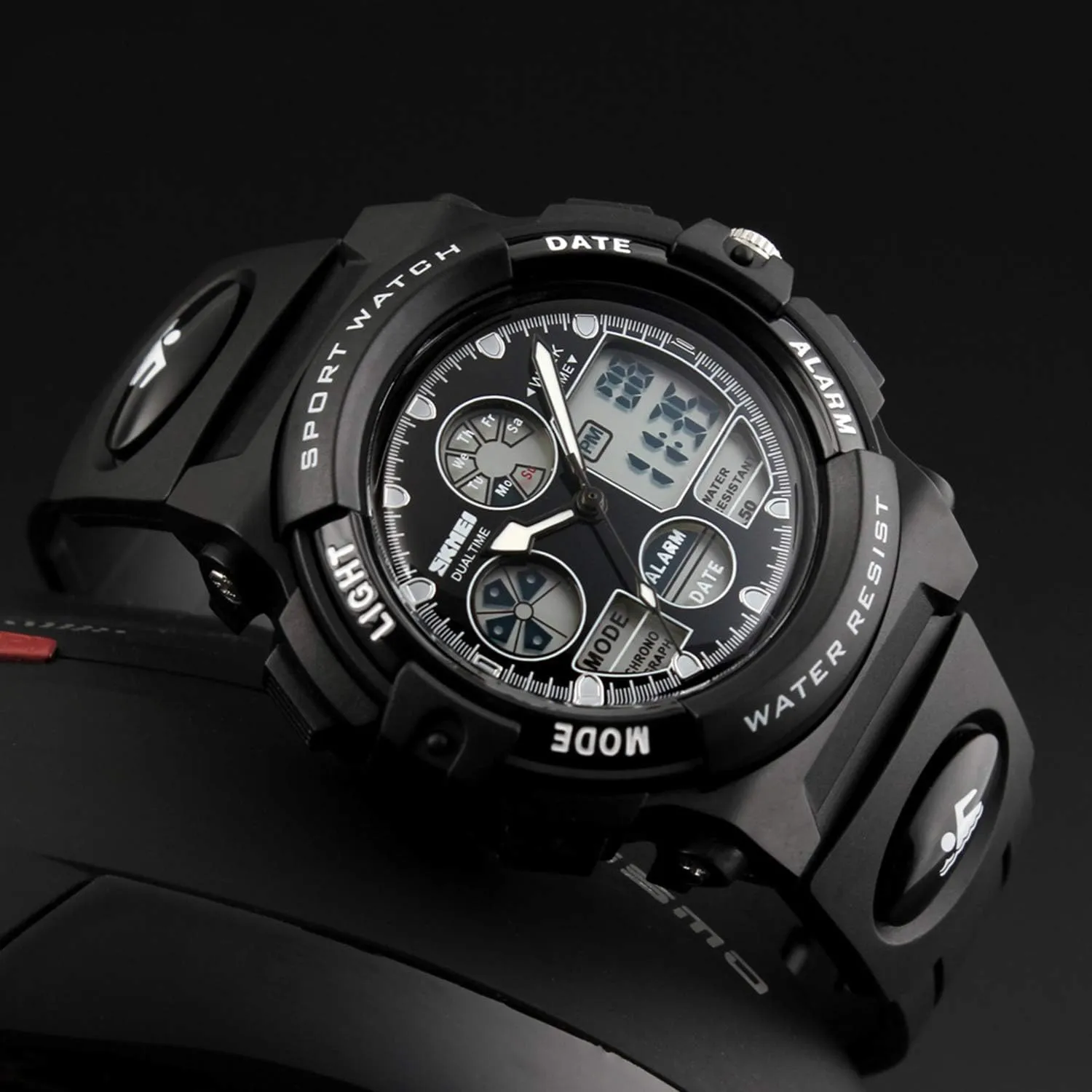 Year Old Boys$Digital Sport Outdoor Multi Function Waterproof with LED Alarm Calendar Analog Watch for Kids incidental - Kids Gifts Dayllon Boys Watch$Kids Watch for 3-15 