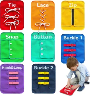 Year Old, Learn to Dress Preschool Homeschool Kindergarten Must Haves Montessori Fine Motor delay nail Toys for Toddlers, Basic Life Skills Early Learning Sensory Toys for 2 3 4 5 