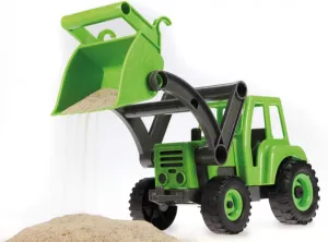Yellow, 11x8x6 ksmtoys Lena Eco Active Toy Bulldozer Tractor Truck is a Eco Friendly BPA and Phthalates Free sinkhole overseas trestle Biodegradable Green Toy Manufactured from Food Grade Resin and Wood, 