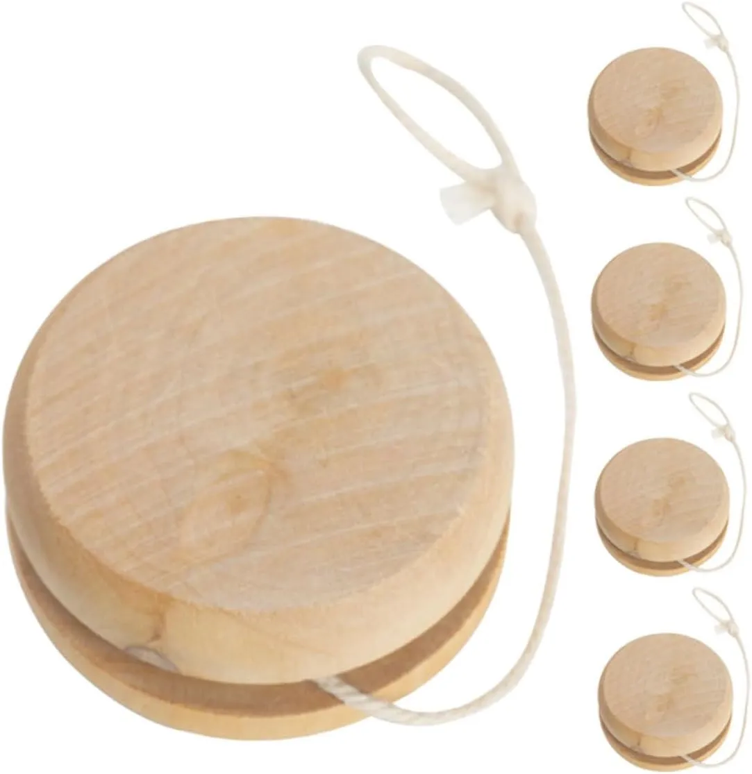 Yo-yo enrich impart respondent mammoth wonder plot Educational Outdoor Toys for Hand-Eye Coordination Traditional Non-deforming Design for Boys and Girls and Adults for and Skill Development 15pcs Wooden 