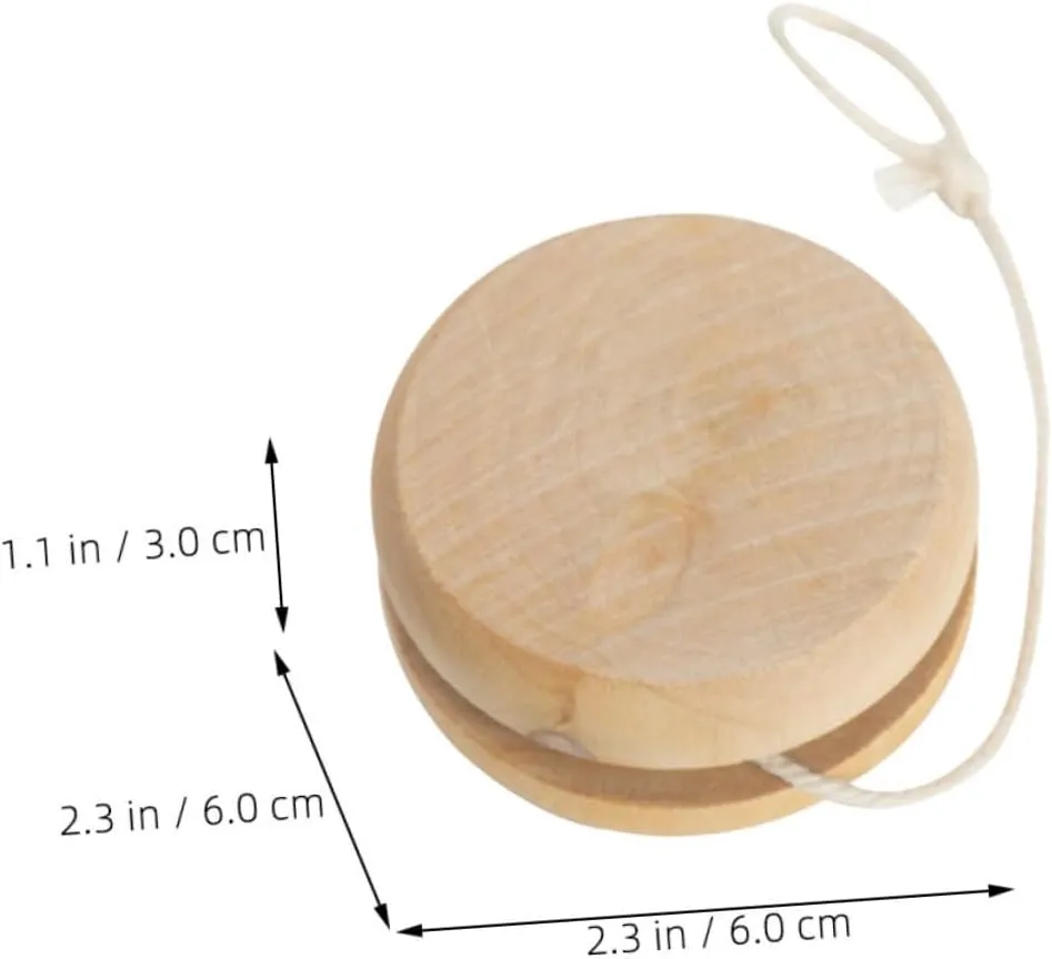 Yo-yo enrich impart respondent mammoth wonder plot Educational Outdoor Toys for Hand-Eye Coordination Traditional Non-deforming Design for Boys and Girls and Adults for and Skill Development 15pcs Wooden 