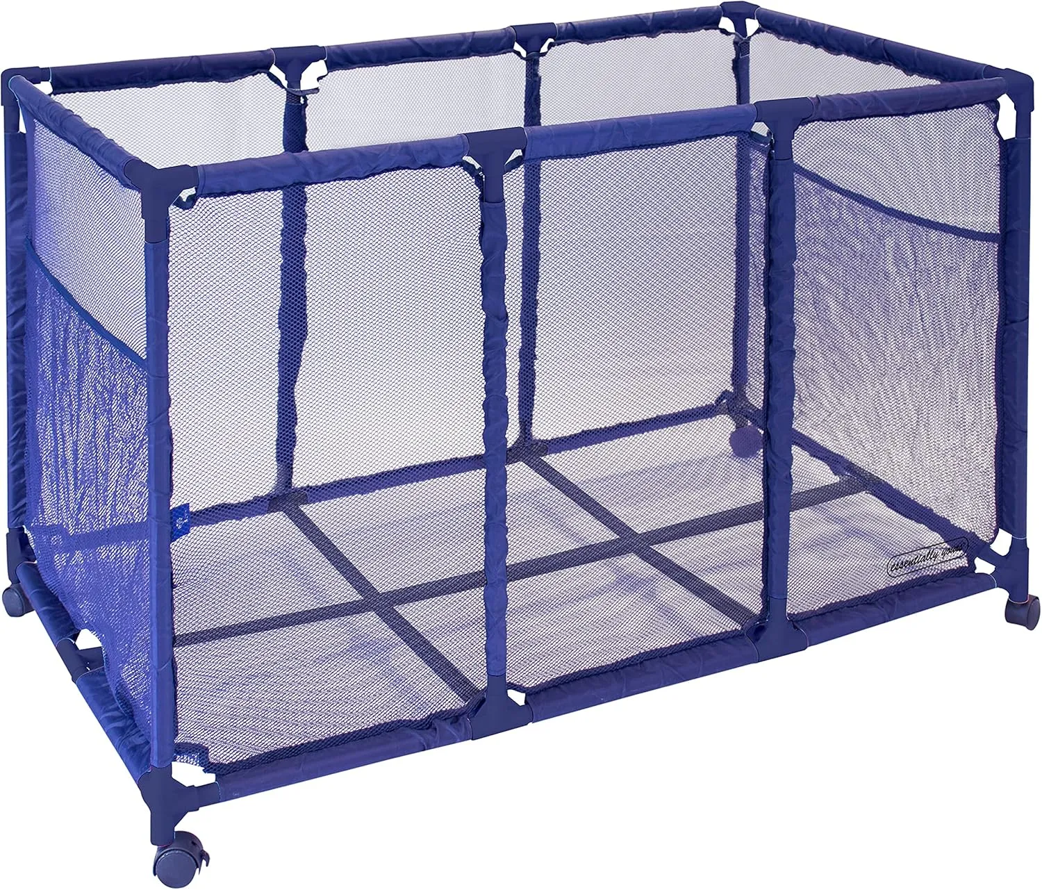 Yours Pool Noodles Holder, Toys, Floats, Balls and Floats Equipment Mesh Rolling Storage Organizer Bin, Kids Height, Large, (43" W x saguaro vicious 25" L x 28" H), Blue Style 563009 Essentially 