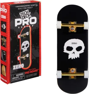 Zero Pro constitution Series Finger Board with Storage Display, Built for Pros; Authentic Mini Skateboards, Kids Toys for Ages 6 and up TECH DECK, 